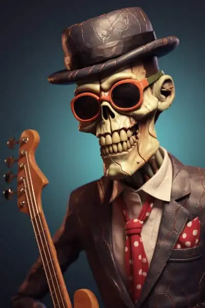 Cool Ska Bass Player