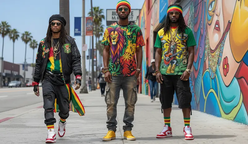 The latest trend in reggae attire from Los Angeles